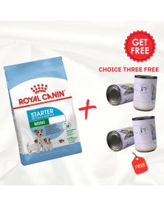 Royal Canin Size Health Nutrition Mini Puppy 8 KG +there Farma Pet Treats Canned 375g