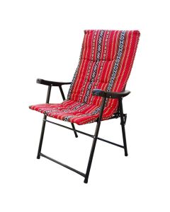 Padded Folding High Chair, Red