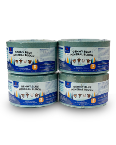 Gemmy blue salt cubes 4 pieces - 12 kg