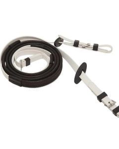 White race reins buckle end tpu COB size