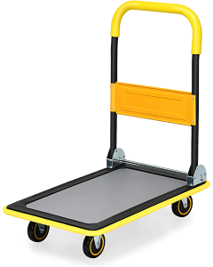  PLATFORM TROLLEY YELLOW 300KG 
