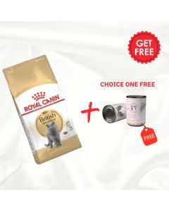 Royal Canin Feline Breed Nutrition British Shorthair Kitten 2 Kg +one Farma Pet Treats Canned 375g