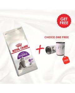 Royal Canin Feline Health Nutrition Sensible 2 Kg +One Farma Pet Treats Canned 375G
