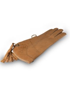 Cow leather falcon glove brown