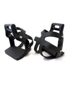 Black endurance stirrup with cage podium style 