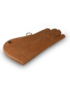 Cow leathers falcon glove full brown 