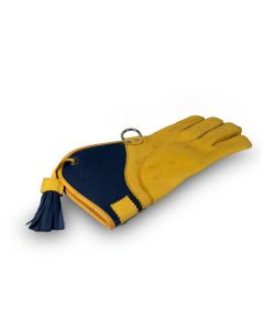 High quality Pakistani falcon glove yellow and black