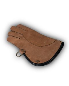 High quality Pakistani falcon glove brown and black
