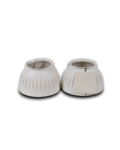 White rubber bell boot with velcro