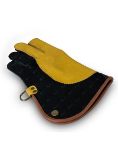 High quality Pakistani falcon glove black and yellow and brown