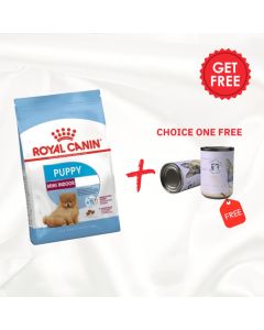Royal Canin Size Health Nutrition Mini Indoor Puppy 1.5 Kg +one Farma Pet Treats Canned 375g