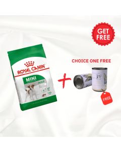 Royal Canin Size Health Nutrition Mini Adult 2 Kg + one Farma Pet Treats Canned 375g