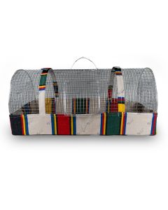 Camouflage cage with  mesh floor
