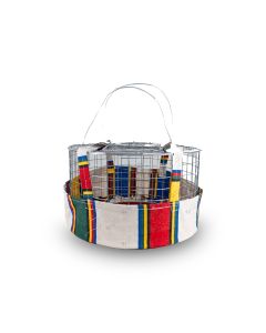 Mesh cage with Fabric covered