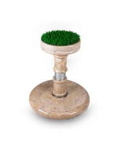 Beige marble stand 