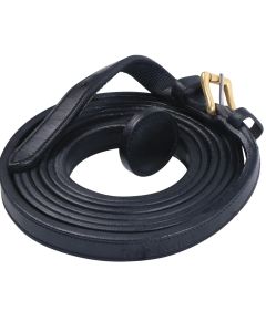 Flat leather show lead 3 cm x 10 inch