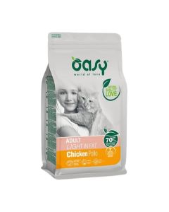 Oasy Adult Cat Light in Fat with Chicken 1.5kg