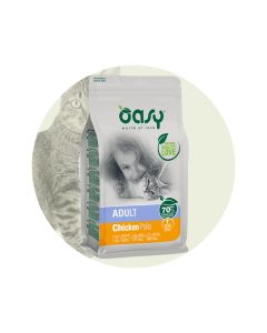 Oasy LIFESTAGE for Adult cat Chicken 1.5kg  (Buy 2 Get 1 Free)