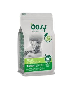 Oasy Sterilized Adult Cat Turkey 1.5kg