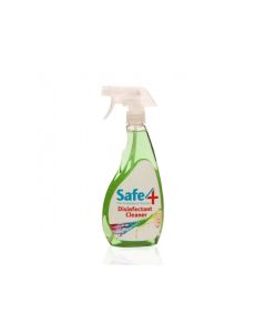 Safe4 RTU Trigger Disinfectant Spray – Apple Scent, 500 ml