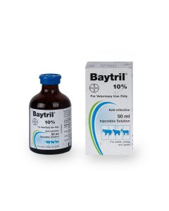 Baytril 10% Inj 50 ml