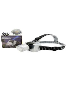 FA-016-3TG Rechargeable Compact Headlamp, White, Yellow, Blue