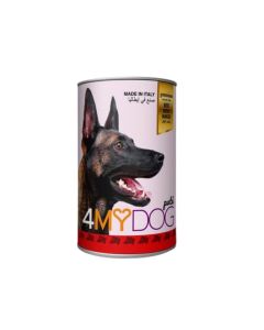 4my Dog Beef Chunks in Gravy 1250g