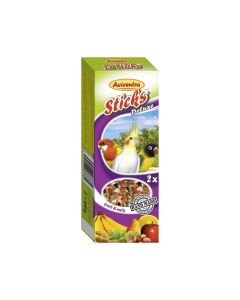 avicentra Sticks deluxe with fruit & nuts for big parakeets 2PC