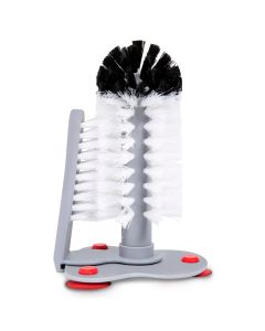 Cup cleaning brush with non-stick base