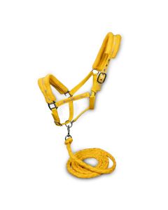 Yellow Halter with Fleece