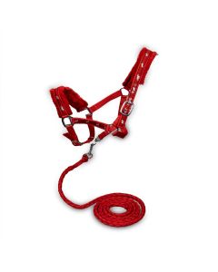 Red Halter with Fleece