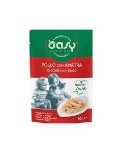 Oasy Chicken with Duck Wet Food 70g