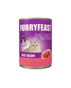 Furry Feast Cat Beef Cans 375g