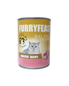Furry Feast Cat Chicken Cans 375g