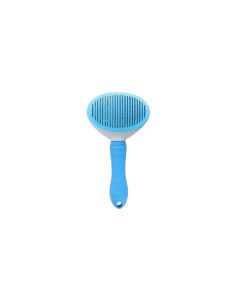 2-in-1 Dog Grooming Brush & Deshedding Tool With Stainless Steel Teeth