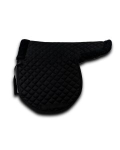 Cotton & fur Black Saddle pad 