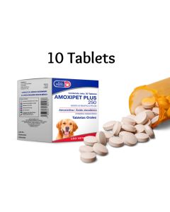 Amoxipet Plus 250 (10 Tablets)