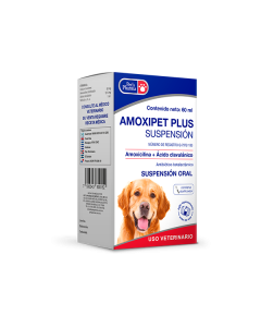 Amoxipet Plus Oral Suspension For Cats & Dogs 60Ml
