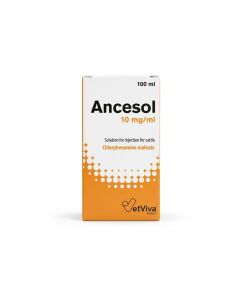 Ancesol 10mg/ml Solution For Injection For Cattle 100 Ml (Antihistamine)