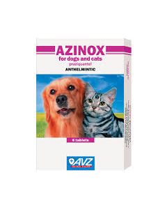 Azinox, 6 Deworming Tablets For Dogs And Cats In Blister Pack