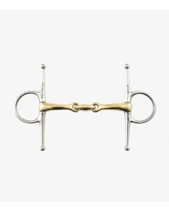 Brass Alloy Full Cheek Snaffle with Loze Metal 5