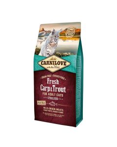 Carnilove Cat Food Adult 6 Kg Fresh Carp & Trout