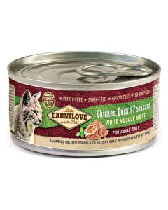 Carnilove Cats Wet Food Adult 100 G Chicken, Duck & Pheasant