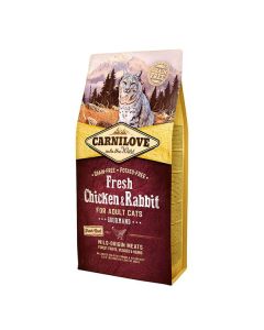 Carnilove Cat Food Adult 6 Kg Fresh Chicken And Rabbit