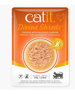 Catit Divine Shreds - Chicken With Salmon & Pumpkin