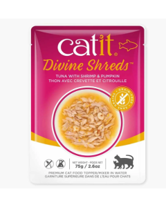 Catit Divine Shreds - Tuna With Shrimp & Pumpkin