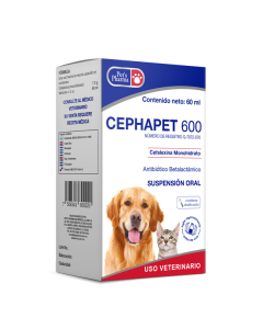 CEPHAPET 600 Oral Suspension For Cats & Dogs 60Ml