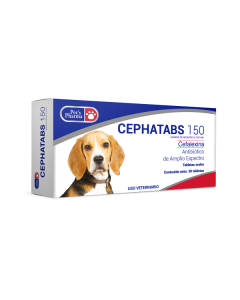 CEPHATABS 150 Tablets For Cats & Dogs (One Strip)