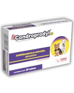 Condroprodyl Tablets For Dogs 25mg (20 Tablets) - Carprofen 
