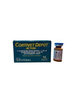 Cortivet Depot Action Ampoule Of 10 Ml Of Sterile Injectable Solution